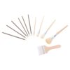 Wool Paint Brush Set 11 Styles Wood Handle Art Painting Brushes