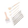 Wool Painting Brush Set 11 Styles for Watercolor and Oil Art