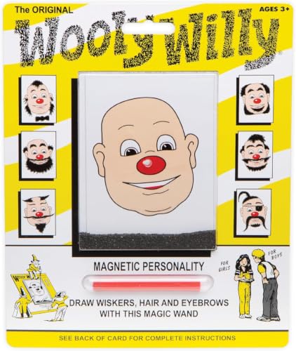 Wooly Willy Original, Favorite Retro Toys for Boys & Girls - 3 4 5 6 7 8 Year Old Boy Birthday Gifts - Toys for 4 Year Old Boy - Car Travel Road Kids Game - Travel Essentials Games for Ages 3+