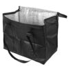 WOONEKY Insulated Reusable Grocery Tote Bag with Zipper for Trips