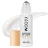 WOO:U Vitamin C & Peptides Under Eye Serum – Milky Korean Skin Care for Puffiness, Dark Circles & Wrinkles – Dermatologist Tested, Anti Aging – Vegan, Cruelty Free, Clean Beauty – 1 Fl Oz