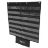 Word Cards Pocket Chart for Classroom Wall Mounted Organizer Black