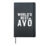 World's Best Avô Grandpa Avô Grandfather Hardcover Journal, Black