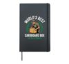 Worlds Best Cardboard Box Breaker Downer Recycling Hardcover Journal, Black