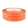 Wrapables Colorful Patterns Japanese Washi Masking Tape - Orange Starry Flower