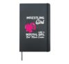 Wrestling Girl Like A Normal Girl But Much Cooler Wrestler Hardcover Journal, Black