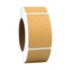 Writable Adhesive Paper Label Roll Brown Stickers, Large