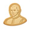 Writing Machiavelli Cookie Cutter & Stamp, Fondant & Clay - 4x3.3"