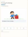 Writing Workshop Grade 1: Full-Year Writing Workbook, Ages 6-7: 34 Weekly Lessons, 6 Mini Mentor Texts, Small Moments, How-To, Book Reviews, Fiction, Poetry and Letters