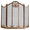 Wrought Iron Gold Fireguard
