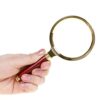 WSNHFUD 10X Magnification Handheld Magnifier - Magnifying Glass for Reading, Coins