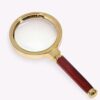 WSNHFUD 8X Handheld Reading Magnifier Optical Suitable for Children, the Elderly, Jewelry Appreciation Large Lens