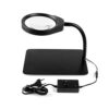 WSNHFUD Desktop Magnifier, with LED Light 10x Plug Student Learning Science