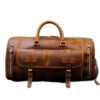 WSNHFUD Handbags For Men Leather Travel Duffles Travelling Shoulder Laptop Bags Real Cow Skin Hand Luggage