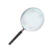 WSNHFUD Handheld Magnifier Optical Glass Lens, for High Power Viewing with a Child, Elderly Reading, Appreciation, Student with Magnifying