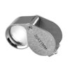 WSNHFUD Illuminated Jewelry Loop loupe Made Entirely of Metal, Magnifying Glass with Eye of Jeweler Folding with