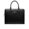 WSNHFUD Leather Men's Bag Briefcase Business Handbag Document Computer Office Travel Commuter