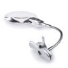 WSNHFUD Magnifiers Illuminated Desktop Clip Magnifying Glass Lamp Old Man Reading Clock Repair Large Children