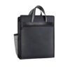 WSNHFUD Portable Document Bag Multi-layer Zipper Data Conference Vertical Water Cup Storage Office