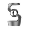 Wswqop Desktop Top Rotator Ornament Aluminum, Array, Grey + Silver Bead, Desktop Suspension Gyroscope, Decompression Toy, Aluminum Alloy, Grey Frame with Silver Bead