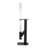 Wultek 50.79in Wood Patio Heater with Glass Tube Smokeless Fire Pit for