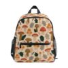 Wusikd Forest Mushrooms and Berries Backpack for Kids Girls Boys Bookbag Daypack Chest Strap School Bags for School Student M