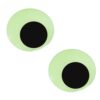 Wuyituart 2 Pcs 7 Inch Big Googly Eyes Self Adhesive Luminous Large Wiggly Eyes for Crafts DIY Decorations