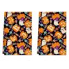 XCHI Watercolor Cute Ghost Pumpkin Candy Halloween Dish Towels 18x26 Inch Home Kitchen Decorations Hand Towels Set of 2 Drying Dishcloth