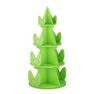 XDMINGY Book Shelf Storage Organizer 360° Rotation Bookshelf Room Bookcase Display Desk Organizer Accessories Rack Bookshelves for Student Home Office Furniture(Green)