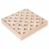 Xgdsnly Acrylic Block Wooden Educational Toy Construction Blocks Building Cubes Stacking Toy Sensory Exploration Wood Pieces with Rounded Edges Suitable for, Original Wood Cross