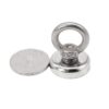 XIADENGLAN Multiple Models Disc Pot Fishing Salvage Ring Permanent Magnetic(D20)