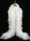 Xingamdd 20 Ply White Ostrich Feather Boas for Bohemian Home Decor
