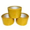 XingZeRun Yellow High‑Tack PET Double Sided Tape,1.97'' × 54.68Yd 3 Rolls