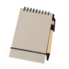 Xinsheinelry Compact Memo Pad Twin Coil Elastic Closure 50 Pages Daily Note Taking Use, 3X4.5Inch Gift Notebook