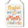 Xiolcxdr Funny Math Teacher Gifts Teacher's Day Christmas Birthday Thank You Appreciation Gifts for Women Man First Day of College Math Geometry Algebra Classroom Wall Art Decor