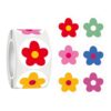 XIUBOSHI 500Pcs Flower Adhesive Wrapping Label for Journal Scrapbooking Packaging Motivational for Teacher