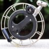 XIVUIFOI Kite Winding Reel, Grip Wheel Handle, Line Winder, Professional Outdoor String, for Adults,Kite String Winder with Support Bar & Webbing Strap (Black 24cm)