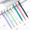XJPWZER 7 Piece Candy Color Business Metal Office Accessories Rotate Ballpoint Pen School Stationery Supplies