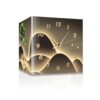 XJPWZER Back with A Corner Clock Living Room Wall Sensory Luminous No Punch(26 * 26 * 26cm)