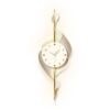 XJPWZER Clock Decorative Painting Living Room TV Background Wall Lights Stereoscopic Glowing(44 * 120cm)
