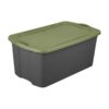 XKIOLED 30 Gallon Extra Large Storage Bin With Snap-On Lid, 34" X 20" X 15" Storage Container With Full Grip Handles For Moving, Garage, Closet And Home Organization, Gray