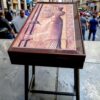 XL 19.6" Wooden Backgammon Set – Handmade Persian King Design | Foldable Board with Chess Pieces | Luxury Gift for Dad & Game Lovers