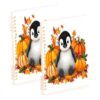 Xmycdz Cute Baby Penguin Spiral Notebook -2Pcs College Lined Journal Notebook 120 Pages 8.3x 5.7x 0.4in Detachble 2 Five-Hole Ring College Ruled Notebooks for Study Notes