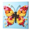 XNXHUAMH Butterfly DIY Framed Button Painting Kit for Adults Beginners