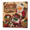 XNXHUAMH DIY Pearl Painting Frame Kit 20x20cm Christmas (Knit Winter)