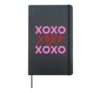 XOXO Valentine's Day On Repeat Hardcover Journal, Black