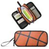 XUWU Basketball Print Large Capacity Pencil Case Pencil Pouch Pen Box