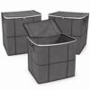 XXL Foldable Storage Bag with Reinforced Handles, 3-Pack Moving Tote
