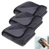 XXL Microfiber Cleaning Cloths 24x16 Inch, 3 Pack Streak Free Window Glass Polishing Towels, Large Lint Free Wiping Rags for Mirror & All Surfaces