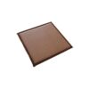 Yajuyi Floor Mat Square Bedroom Bedside Tatami Living Room Rug Carpet Polyester Woven with Neat Edges and Comfortable Thickness Resistant and Anti, Red Brown